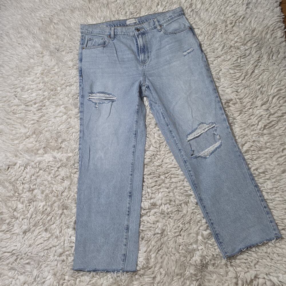 PacSun 90's Boyfriend Jeans Womens Size 30 Blue Denim Distressed Light Wash